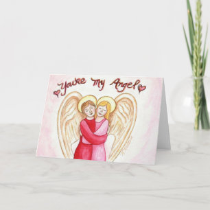 Cartão De Festividades You're My Angel Greeting Card