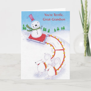 Cartão De Festividades You're Terrific, Great-Grandson