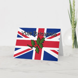 Cartão De Festividades Yule Britannia
