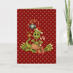 Cartão De Festividades Yule Dragon