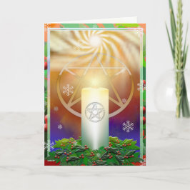 Cartão De Festividades Yule Sun