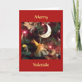 Cartão De Festividades Yuletide alegre