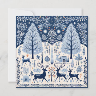 Cartão De Festividades Yuletide Saudações