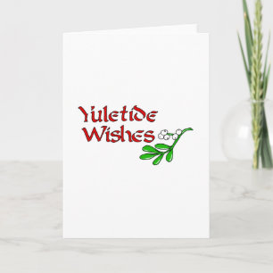 Cartão De Festividades Yuletide Saudações