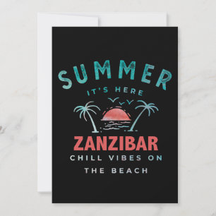 Cartão De Festividades Zanzibar