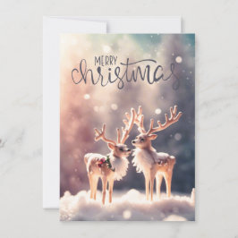 Cartão De Festividades "Zarte Winterfreunde" – Exklusives Design