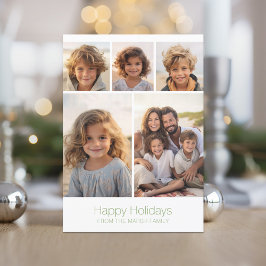 Cartão De Festividades Zen Arch Green White - 5 fotos - Happy