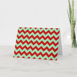 Cartão De Festividades Zigzag Natal