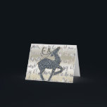 Cartão de Ficheiro de Feriado de Natal Glitter REI<br><div class="desc">Cartão de Dias de Feriado de Natal. Personalize o que quiser. Você pode adicionar dentro de texto ou deixá-lo vazio para escrever algo em si mesmo.</div>