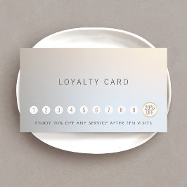 Cartão De Fidelidade 10 aperte a lealdade do cliente