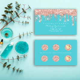 Cartão de fidelidade 6 Punch Makeup Artist Heart R