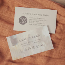 Abstrato pintado | Mínimo Elegante e logotipo