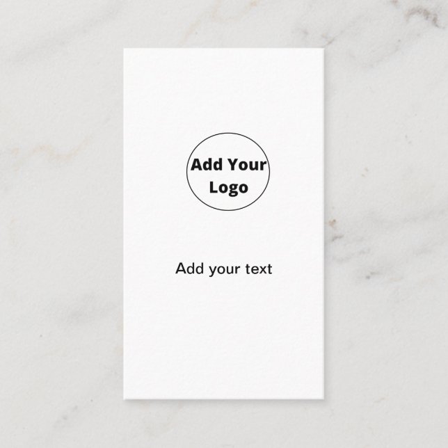 Cartão De Fidelidade adicione seu texto simples e mínimo personalizado  (Frente)