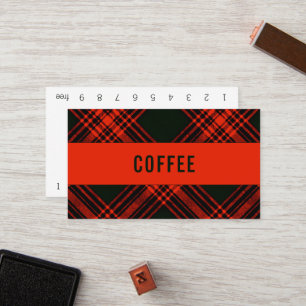 Cartão de Fidelidade Anique Menzies Hunting Tartan