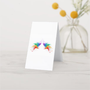 Cartão De Fidelidade Asas Fluffy Rainbow