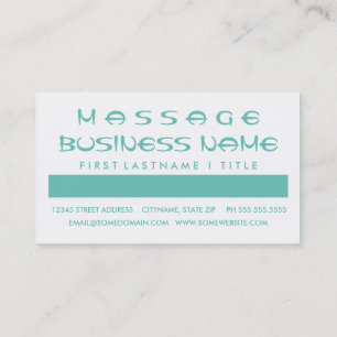 Cartão De Fidelidade Avaliação do cliente da MASSAGE THERAPY (quadrad