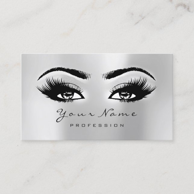 Cartão De Fidelidade Belty Salon Loyalty Card Makeup Heart Lashes 10 (Frente)