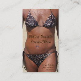 Cartão De Fidelidade Bikini Barista Faça Sua Foto Personalizada