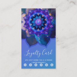 Cartão De Fidelidade Blue Lotus Mandala