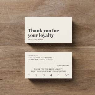 Cartão De Fidelidade Bold Salon, Bold Salon, Cinza de luz bege elegante