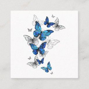 Cartão De Fidelidade Borboletas Azuis Morpho