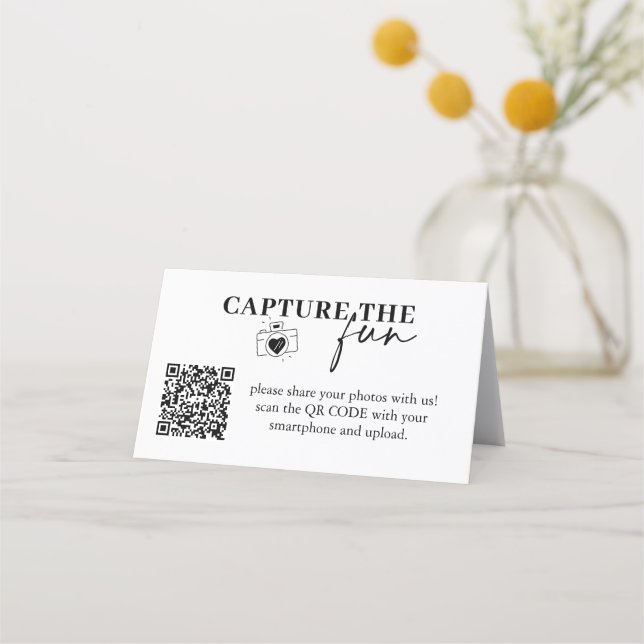 Cartão De Fidelidade Captura Personalizada O Código Qr De Casamento Div (Frente)