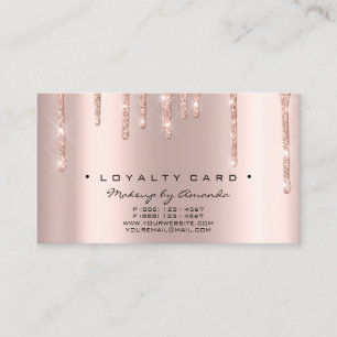 Cartão De Fidelidade Cartão-fidelidade 6 Belty Salon Lashes Rosa com b
