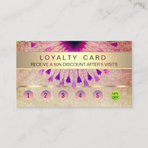 Cartão De Fidelidade Cartão-Lealdade Yoga Massage Meditação Lotus Fl