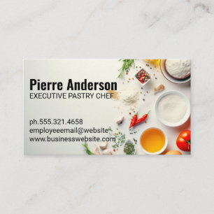 Cartão De Fidelidade Chef   Especiarias e Ervas Culinárias