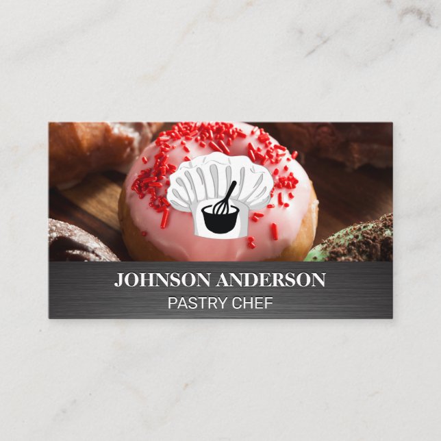 Cartão De Fidelidade Chef Hat | Mistura de Whisk e Bowl (Frente)