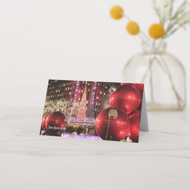 Cartão De Fidelidade Christmas Postcard NYC - New York City (Frente)