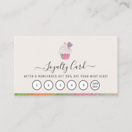 cartão de fidelidade comercial do logotipo de scri