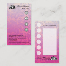 Cartão de fidelidade comercial personalizável