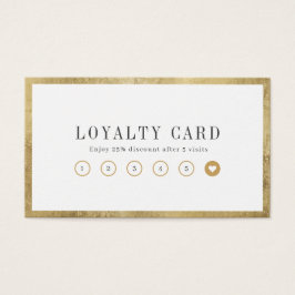 Cartão de fidelidade comercial simples e moderno d