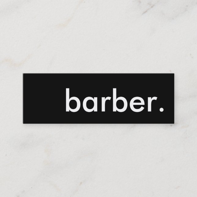 cartão de fidelidade de barbeiro (Frente)