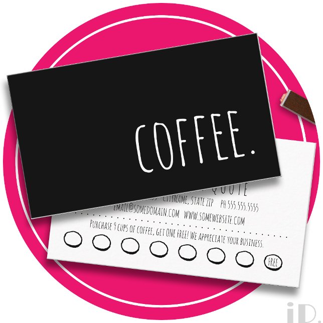 cartão de fidelidade de café (Criador carregado)