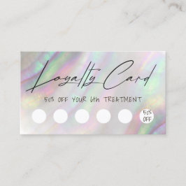 cartão de fidelidade de design shell