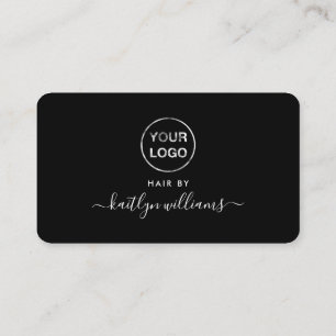 Cartão de fidelidade de script simples - Logotipo 