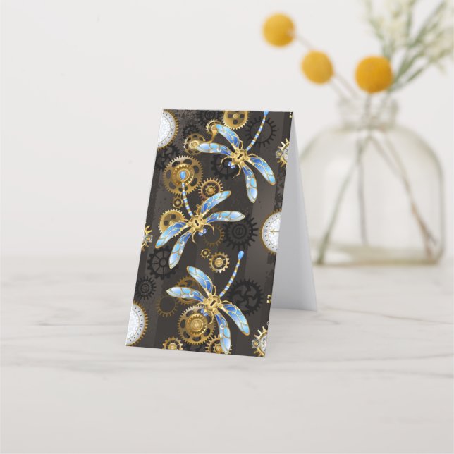 Cartão De Fidelidade Dragões-do-galho-do-mar em fundo listrado castanho (Verso)