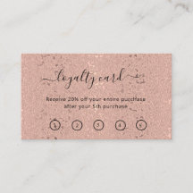 Elegante Rosa Dourado Beauty Salon