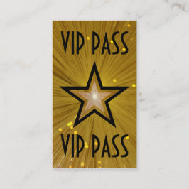 Cartão De Fidelidade Estrela Dourado do "parte traseira do preto do