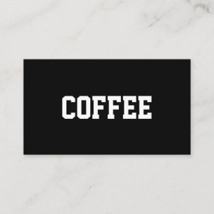 Cartão De Fidelidade Estrela mundial simples do café do texto centrada