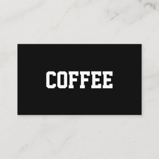 Cartão De Fidelidade Estrela mundial simples do café do texto centrada