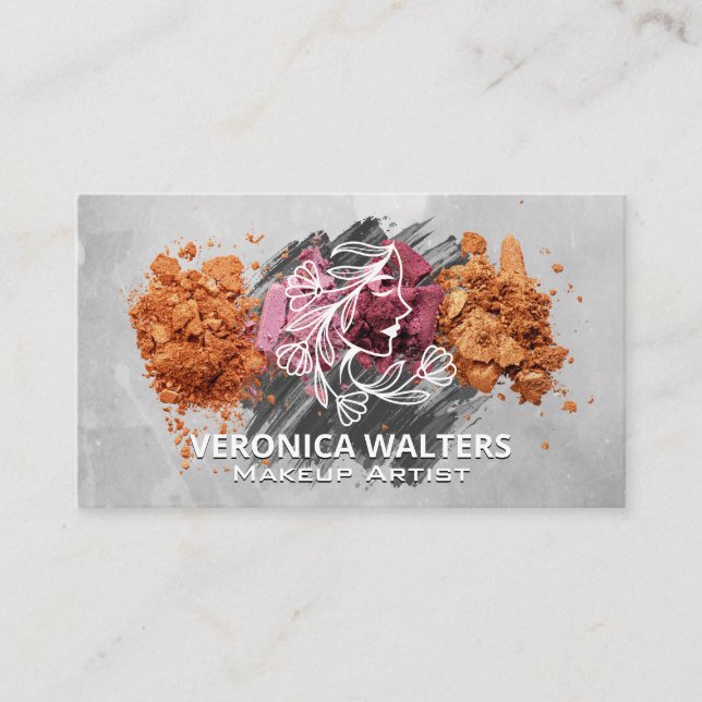 Cartão De Fidelidade Fazer logotipo de beleza | Cosméticos (Frente)