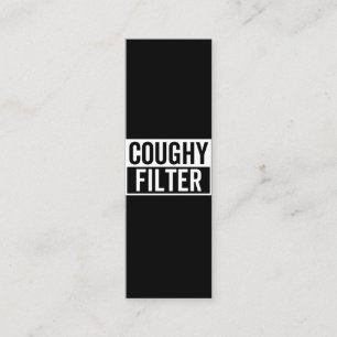 Cartão De Fidelidade filtro Tosse