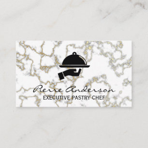Cartão De Fidelidade Fundo Marble Dourado