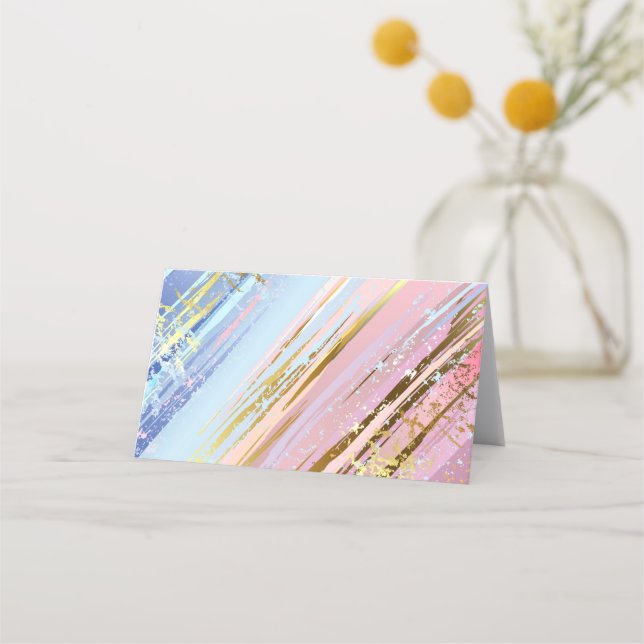 Cartão De Fidelidade Fundo Rosa Texturizado (Frente)