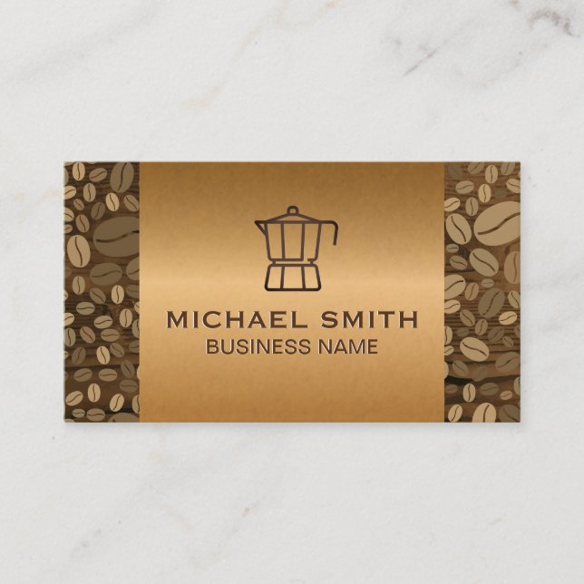 Cartão De Fidelidade Imprensa francesa | Grãos de madeira | Feijões de  (Frente)