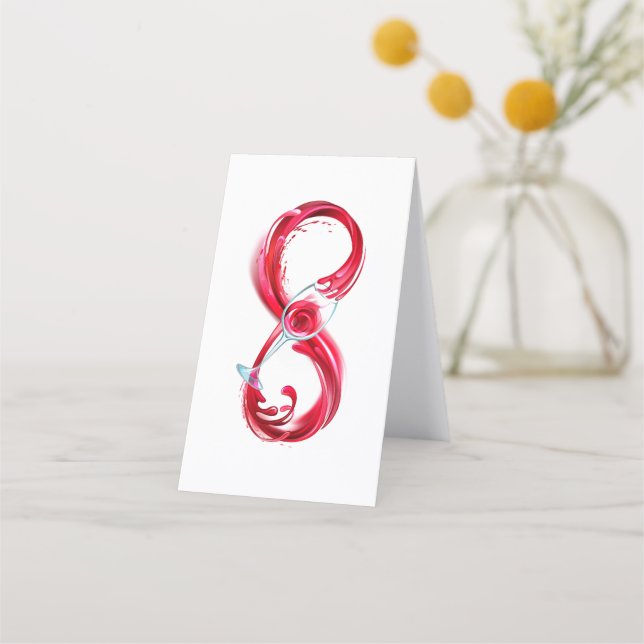 Cartão De Fidelidade Infinity with Red Wine (Frente)