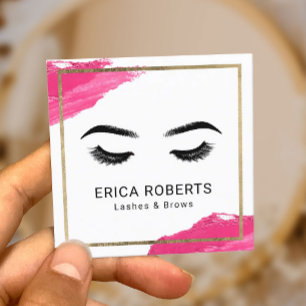 Cartão De Fidelidade Lashes & Brows Makeup Artist 12 Punta a lealdade